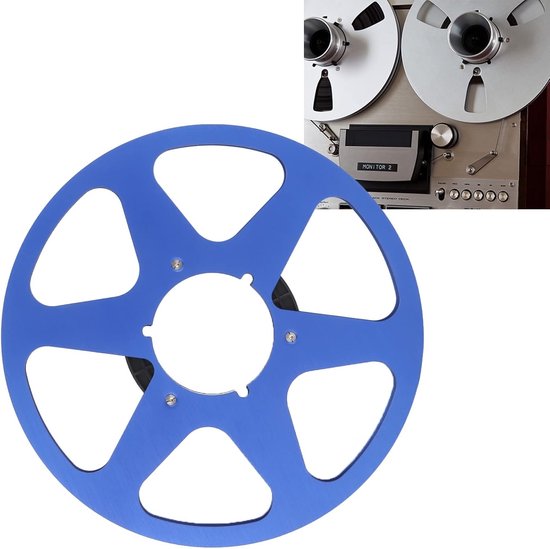 Lege Tape Reel voor Opnameapparatuur, 1/4 10 Inch Aluminium, Universele Accessoire voor Geluidsrecorders, Stille en Duurzame Onderdelen — afbeelding 4