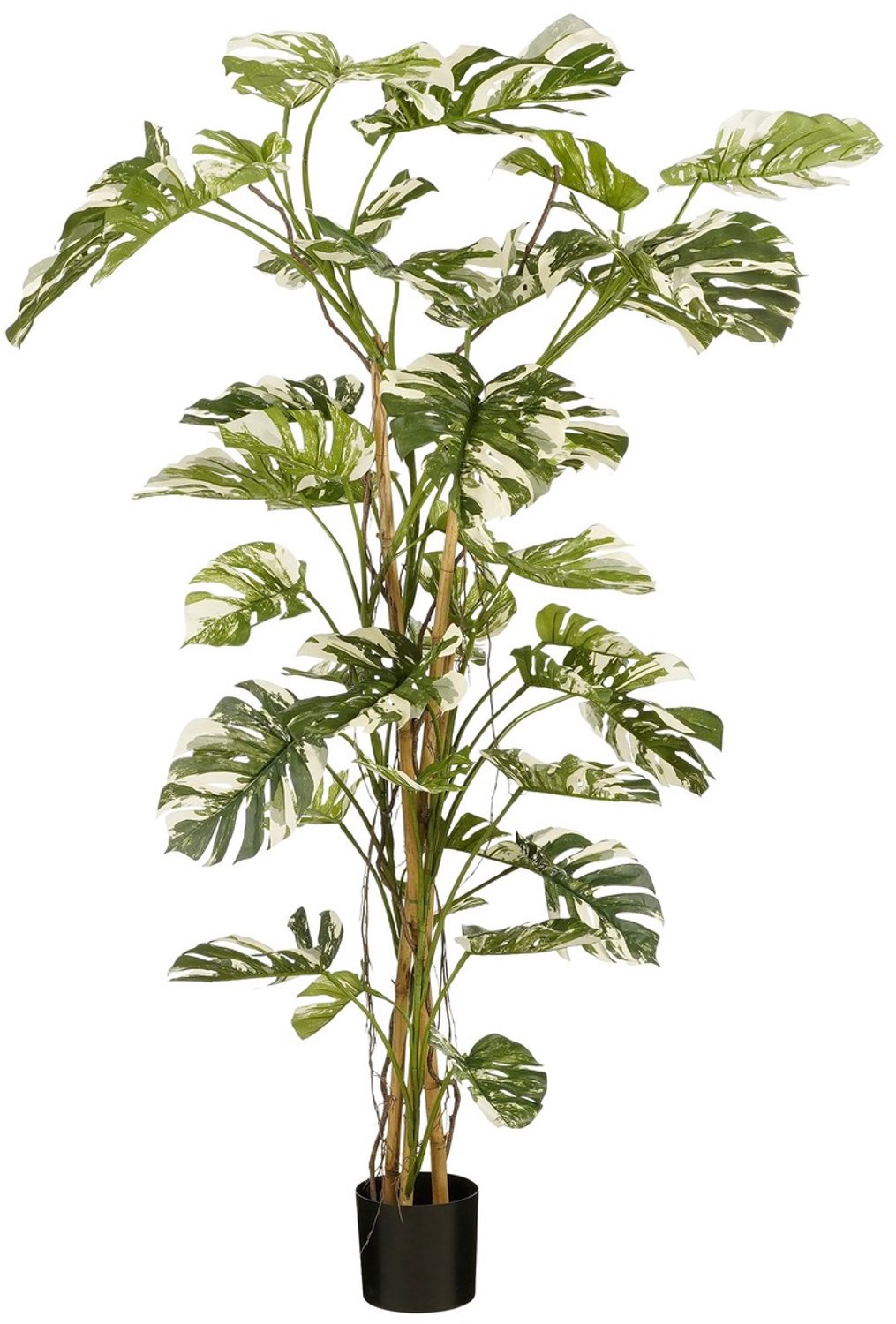 Mica Decorations Kunstplant Monstera - 145x145x190 cm - Polyester - Groen