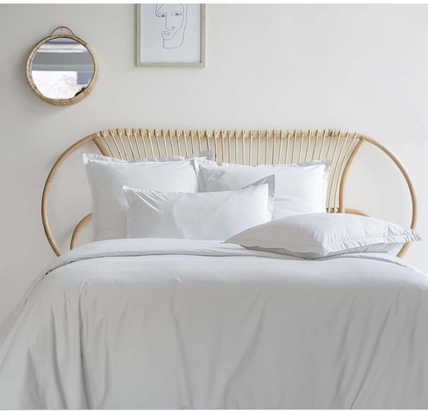 Duraxl Dekbedovertrek - 240 x 280 cm - Percale katoen - 80 draden/cm² Wit