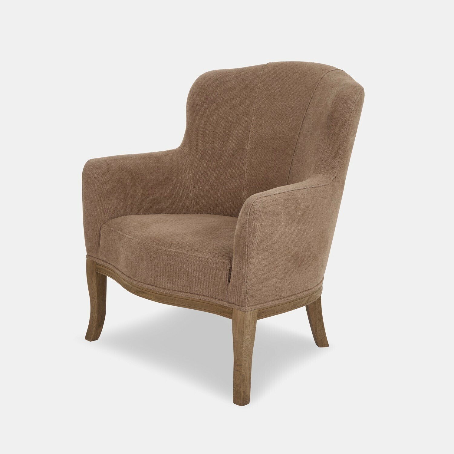 Loberon Fauteuil Bellmante bruin