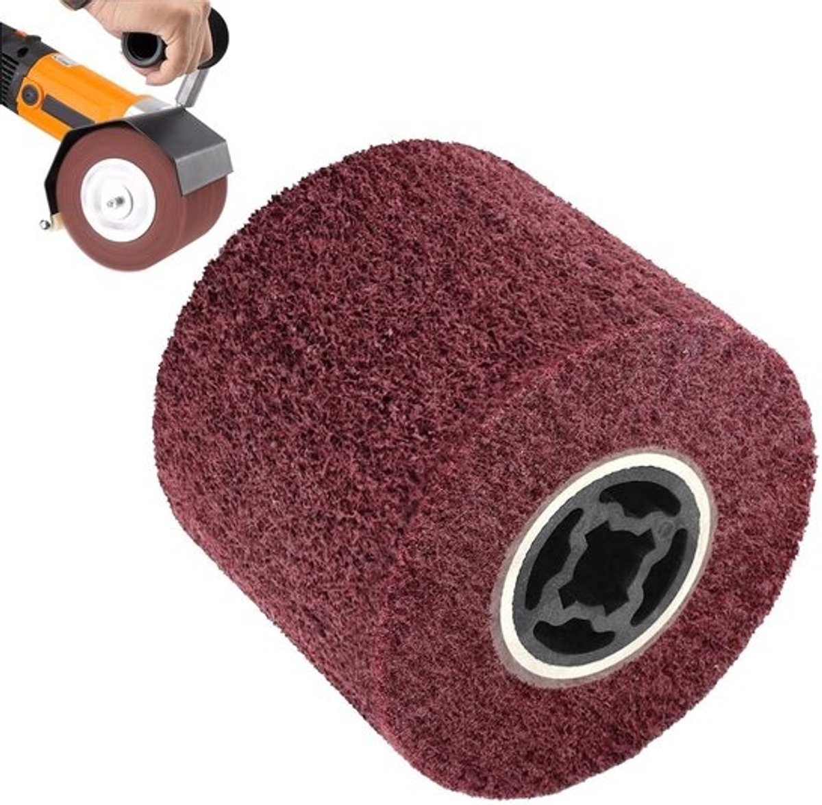 120 grit schuurborstel voor schuren en polijsten - Schuurrol en slijtageaccessoires voor een gladde afwerking