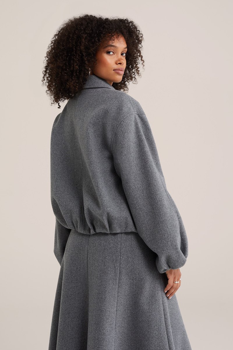 WE Fashion Dames jack met wollen look
