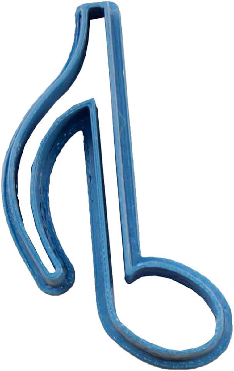 Musical Note Vorm 3 Uitsteekvormpjes voor koekjes en fondant, blauw