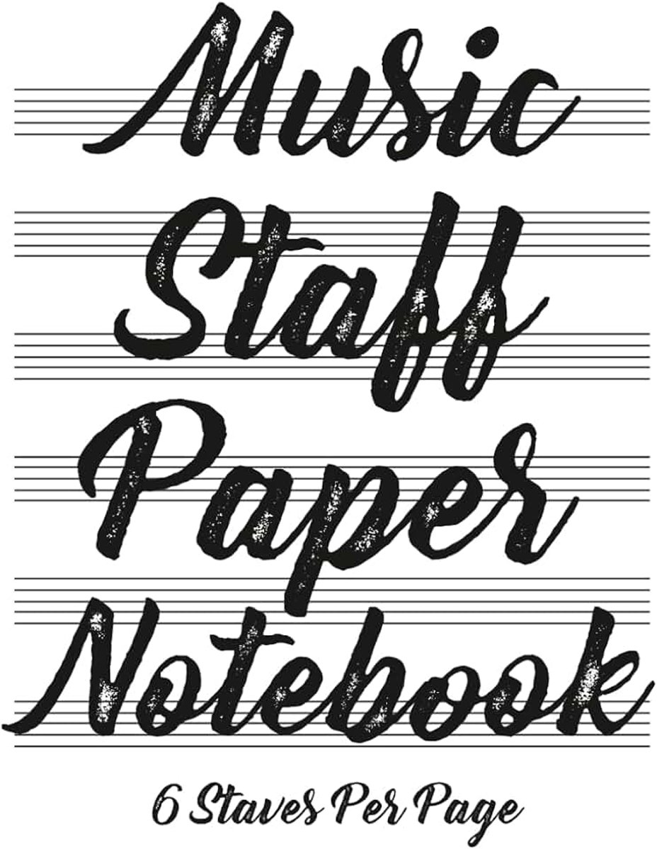 Staves Per Page: Blank Manuscript Paper for Piano, Guitar, Violin & Songwriting | Composition Journal for Students & Musicians