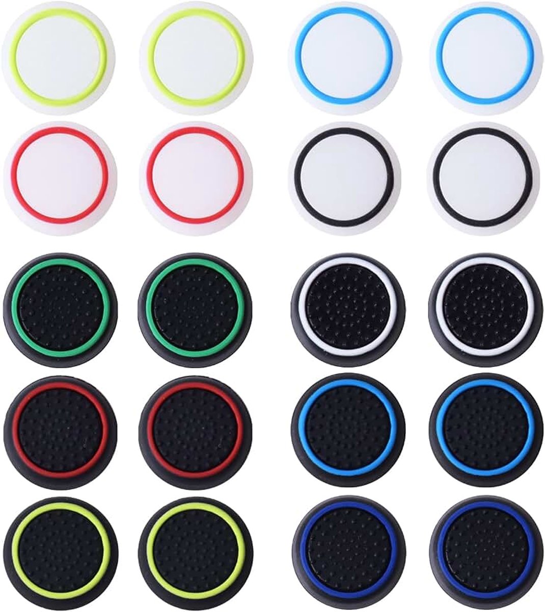 Grip caps, beschermende accessoires compatibel met PS5/PS4/PS3/PS2/Xbox 360/Xbox One/Switch Pro controllers