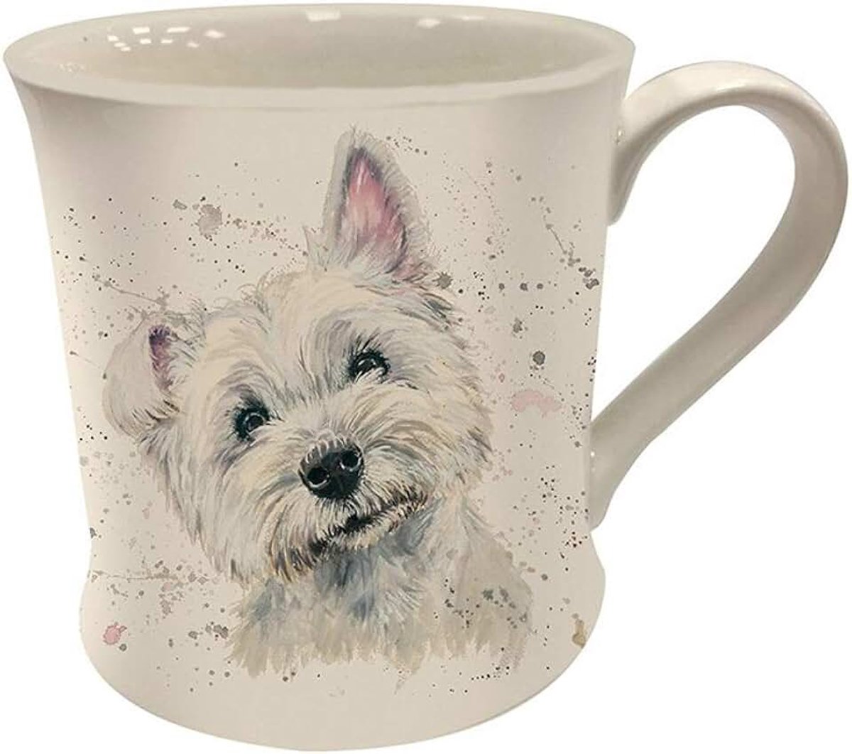 Westie mok van fijn porselein