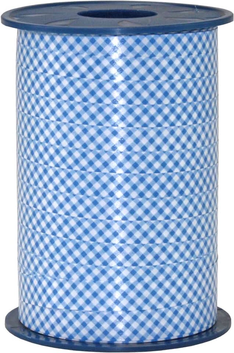 - POLYKARO ringelband - aquamarijn - 200 m spoel 10 mm, FBA_3819-612