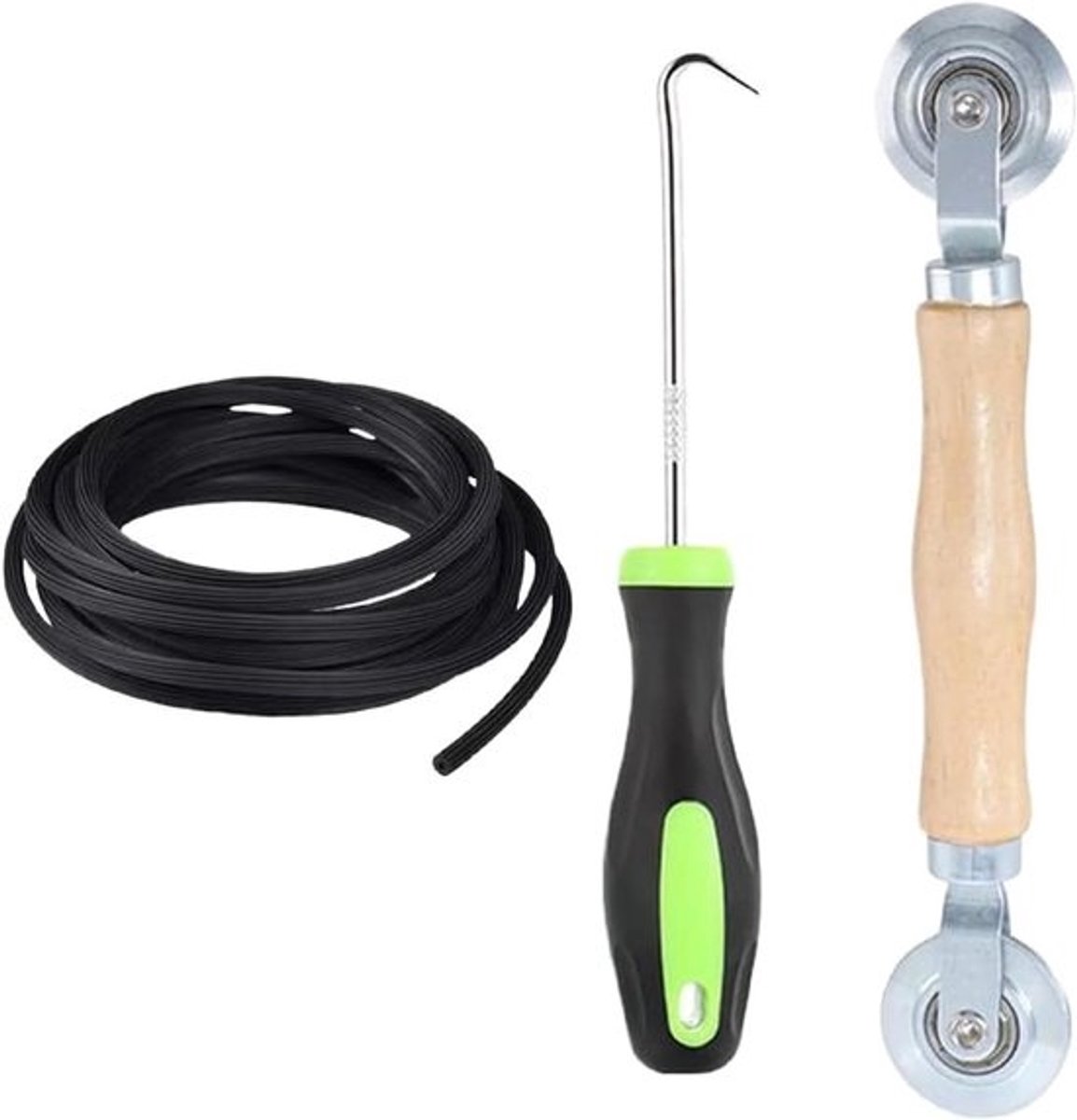 Reparatieset voor horren voor ramen - 10 m x 5 mm - 3 stuks