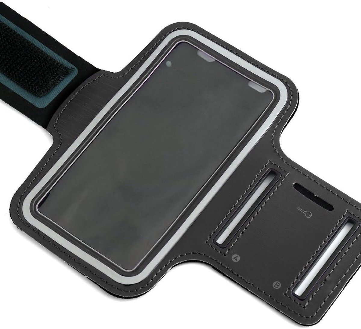 Armband van neopreen, waterdicht, verstelbaar, neopreen, Sport Gym compatibel met InFocus M510 / M511 – zwart