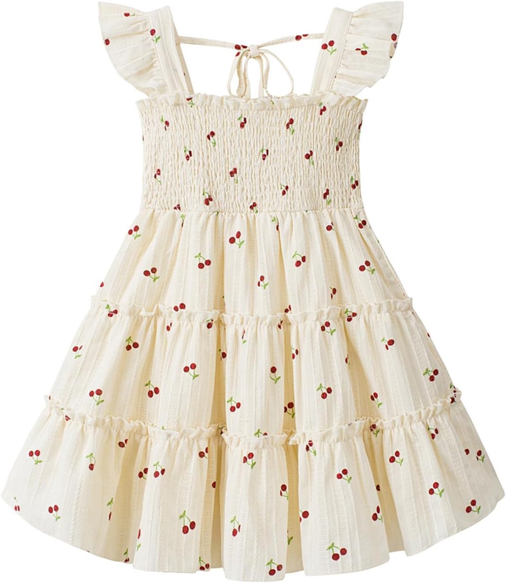 Babyjurk voor kleine kinderen, mouwloze zomerjurk, strandjurk, feestelijk, bloemenjurk voor meisjes
