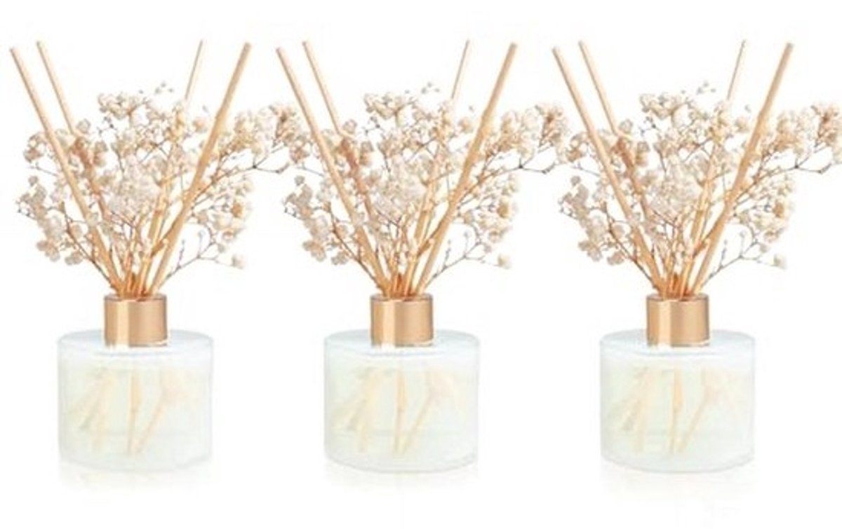 Melon Geurkaarsen Set - 150ml, 3 Packs van 24 Sticks voor Langdurige Geur in Huis, Badkamer en Kamers