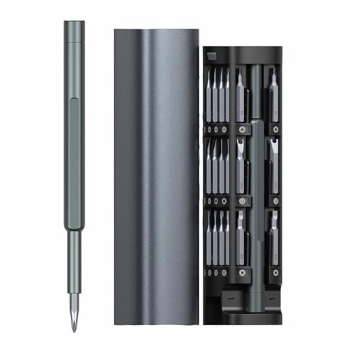 Precisie Schroevendraaierset 46-in-1 met 42 Magnetische Bits voor Elektronische Reparaties