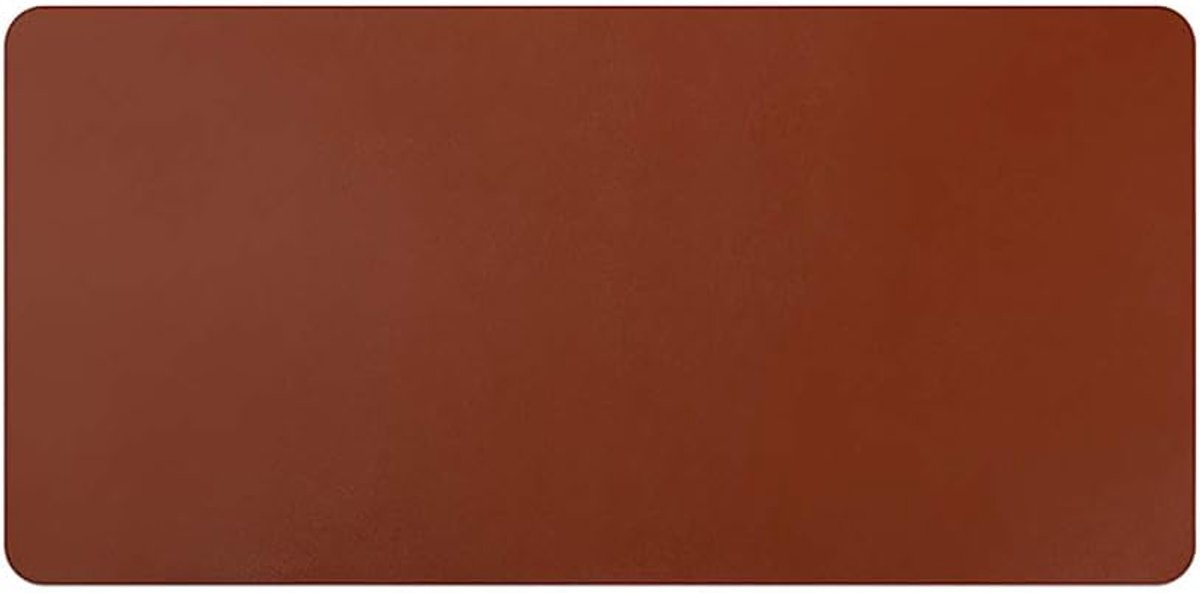 Pad Waterdicht Bureau Organizers Office, Anti-Slip PU Lederen Bureau Vloeipapier, Laptop Bureau Pad, Bureau Pad Protector Mat,Brown,39"x 20"