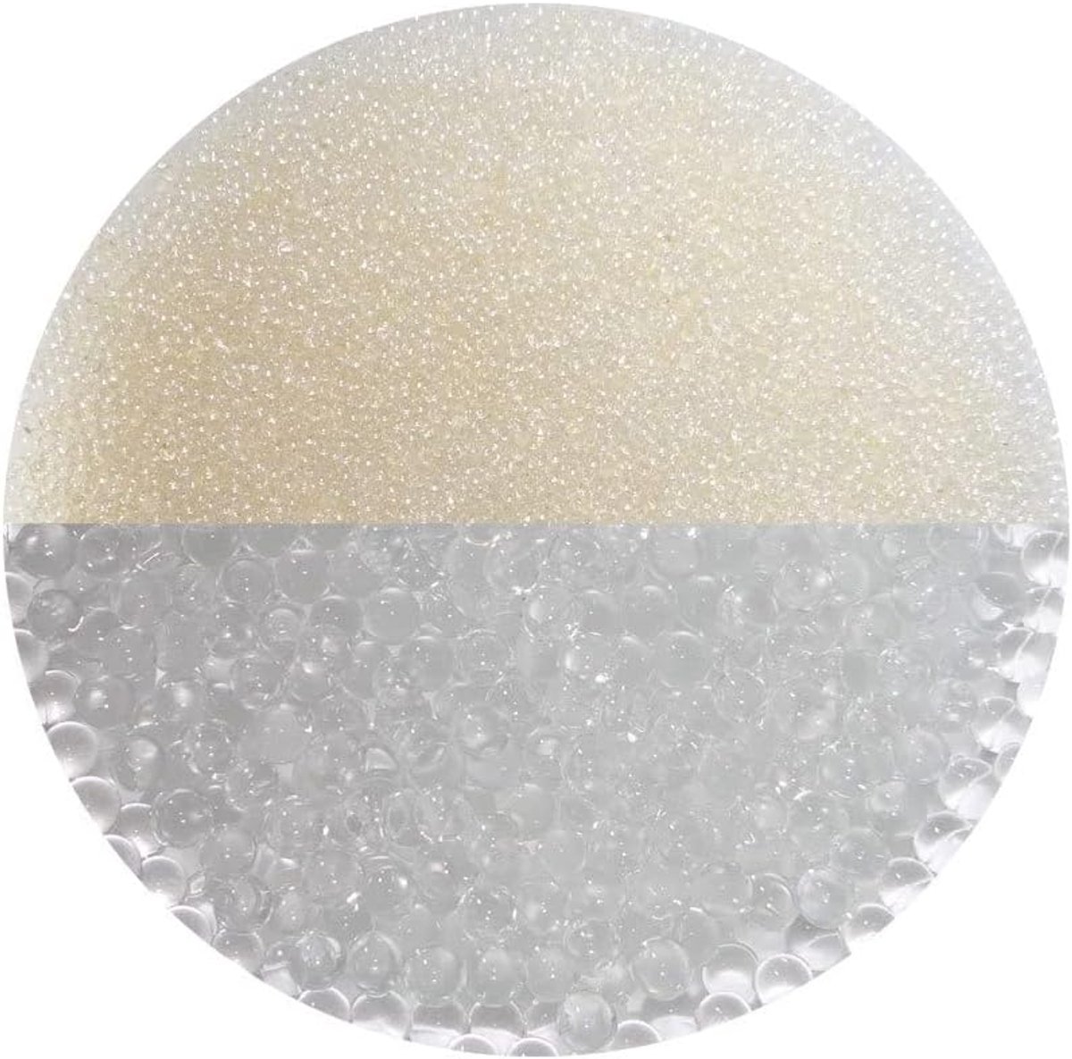 Trendfinding 250 g wateropslorpend decoratief korrel kristal, korrelgrootte 1,5-2 mm, decoratie voor bloemen en planten, zeer productief, veelzijdig inzetbaar