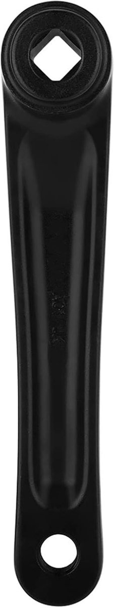 Krukasarm 170 mm + fietsarm, aluminiumlegering fiets linkerzijkettingvervangende accessoire diamantgat en vierkant gat()