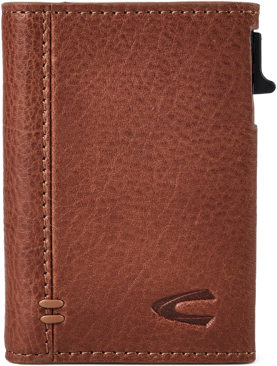 camel active kaarthoes Thunder Credit Card Slider Cognac bruine