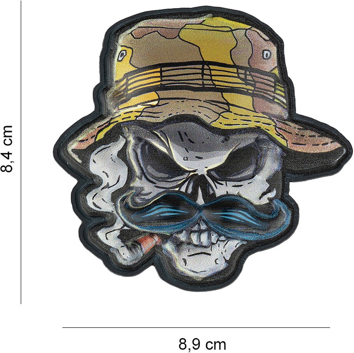 Embleem 3D UV Skull bush ranger #8044