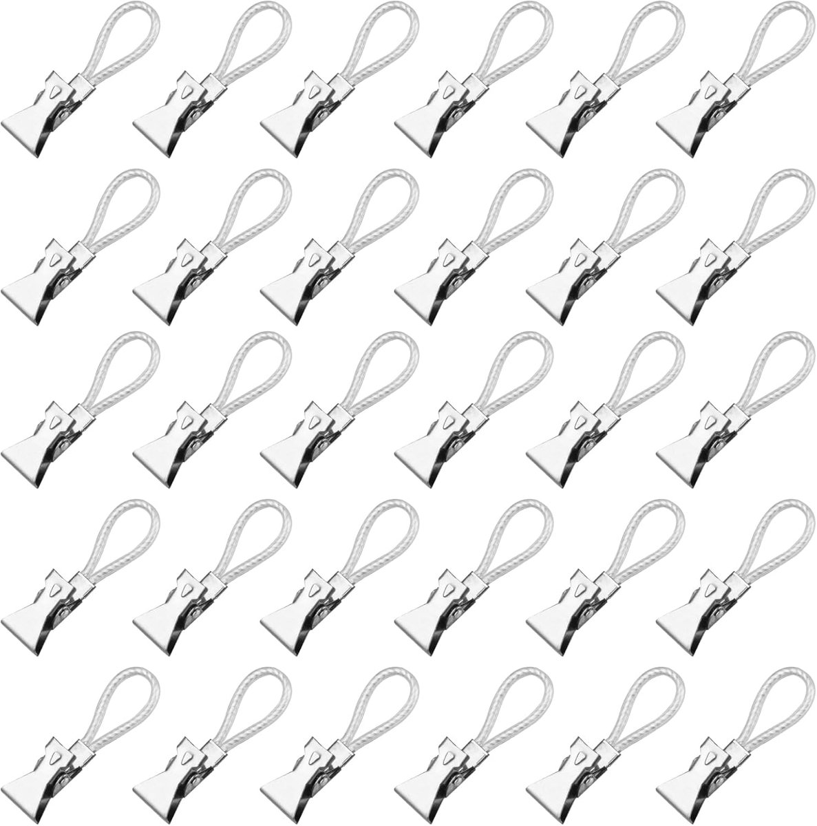 30 Stuks Handdoekclips Roestvrij Staal