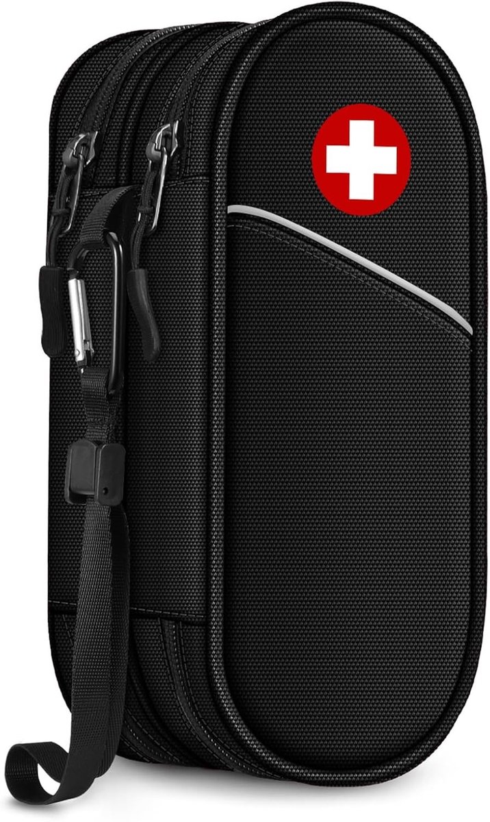 Draagbare Medische Tas voor EpiPens en Astma-inhalers, Geïsoleerde Organizer voor Eerste Hulp, Geschikt voor Allergiemedicatie en Antihistaminica