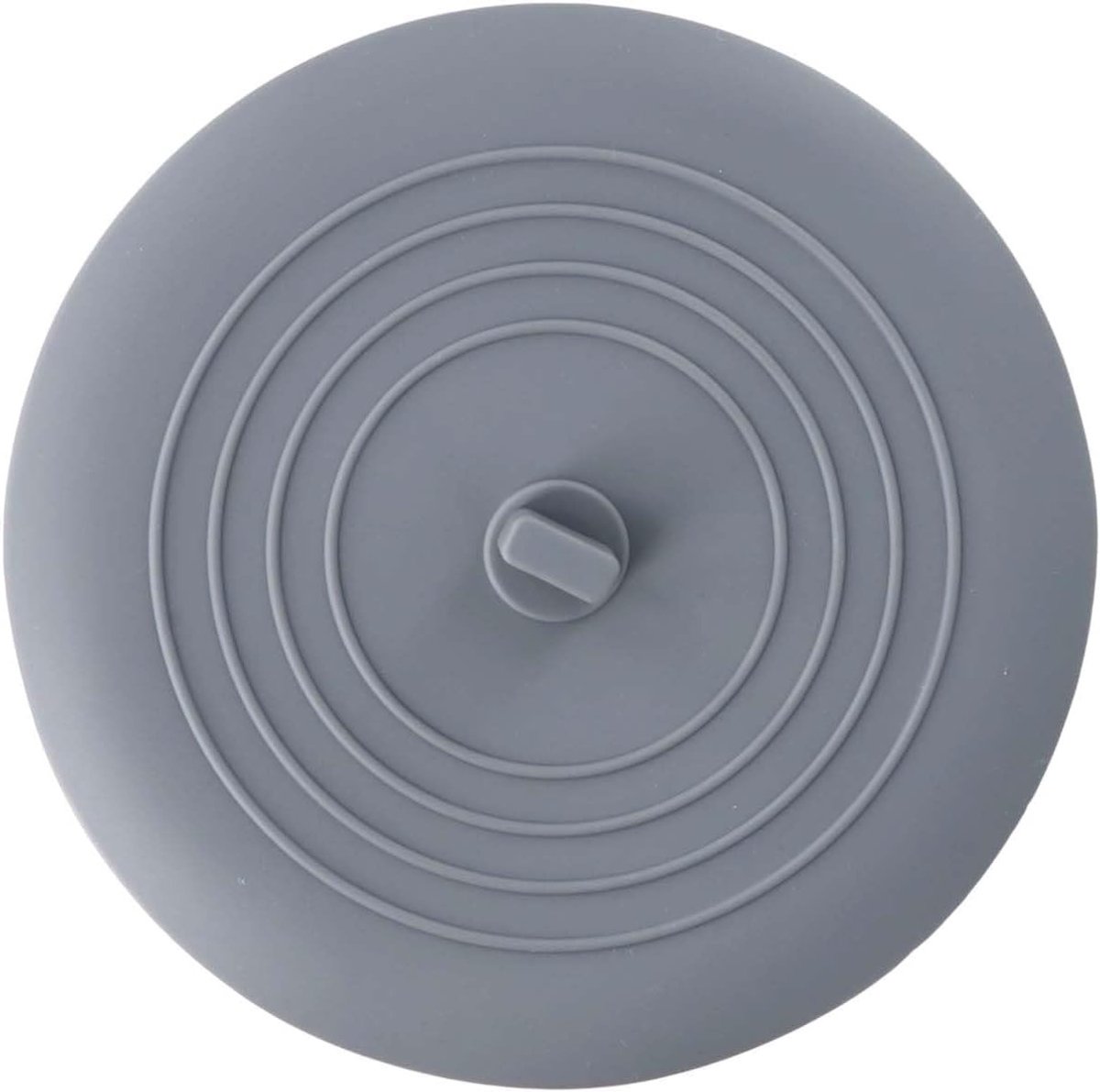 Badkuip cover - Grijs - 15,2 cm - Siliconen Afvoerstop Universeel voor Badkuipen en Wastafels