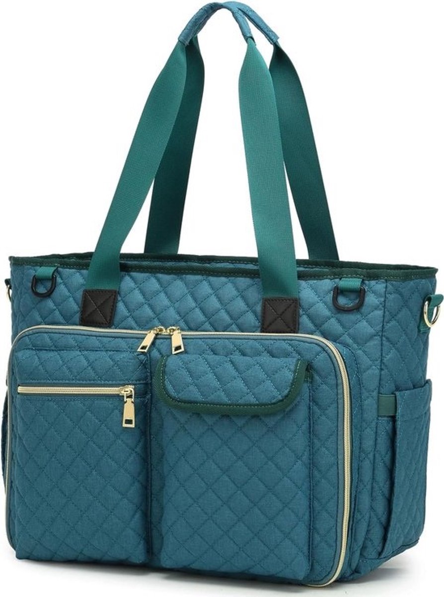 Dames Werktas met Laptopcompartiment - Grote Tote Tas voor School, Kantoor en Zakelijk Gebruik