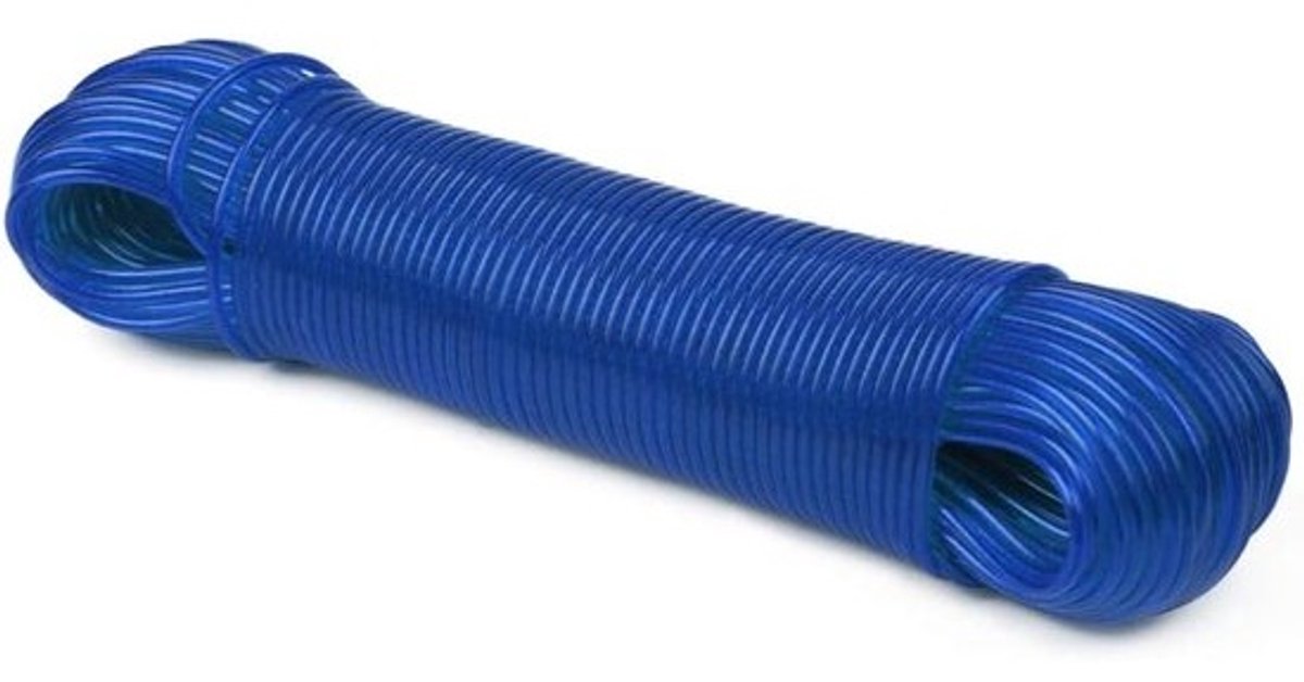 Dikke en sterke 50 meter lange PVC touw voor tuin en buitengebruik, waterdicht en duurzaam