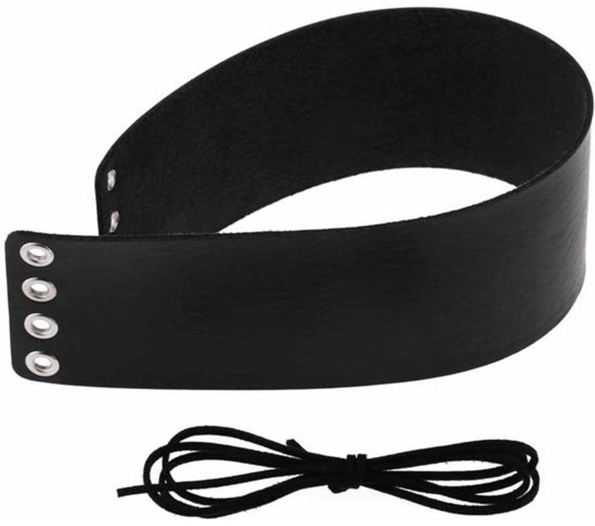 2 stuks leren garters met dijenring van 6 cm breed en verstelbare lanyard - Punk-gothic suspenderbanden voor vrouwen - Sexy beenband voor carnaval en cosplayfeestaccessoires