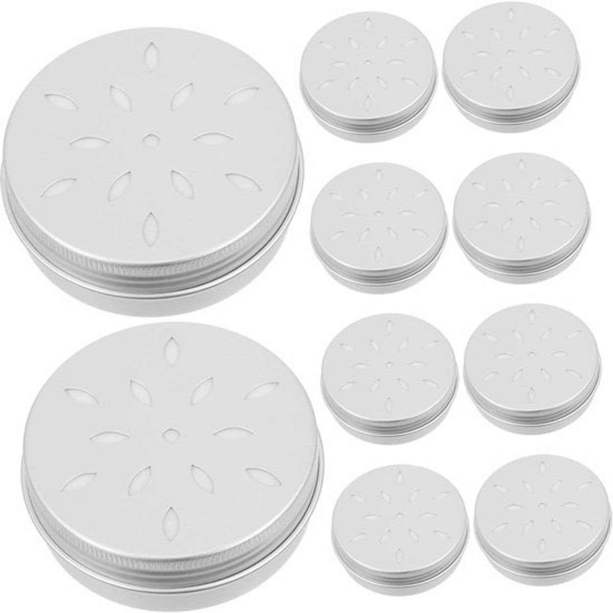 Hond Geur Training Kit - Honden Neuswerk - Hond Trainen - 10 Stuks Set - 6.8 cm - Zilver