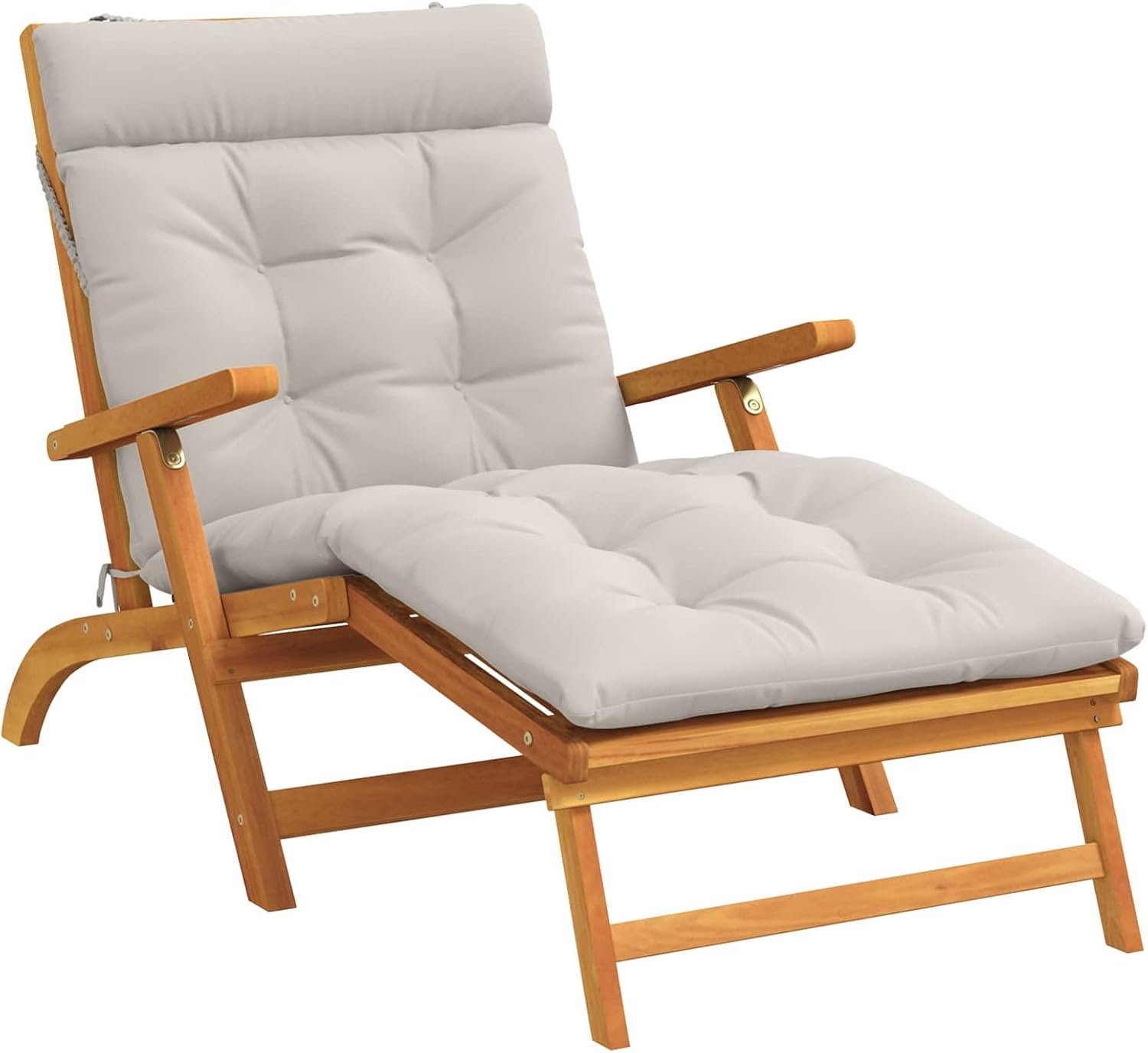 Kussen VIANEN 100% polyester wit 200 x 90 x 8 cm