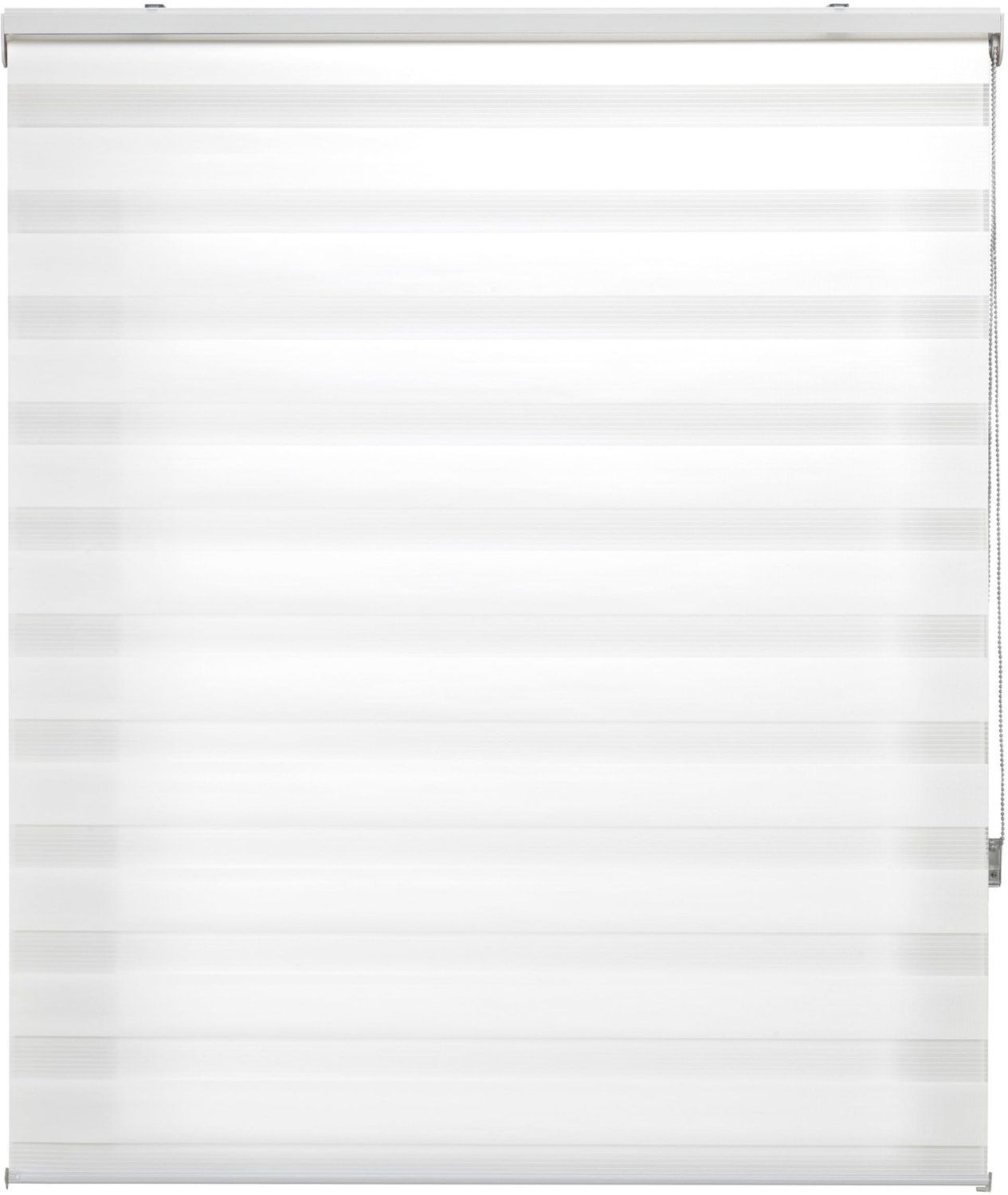 Elegante Rolgordijn voor Nacht en Dag, 140 x 250 cm, Wit