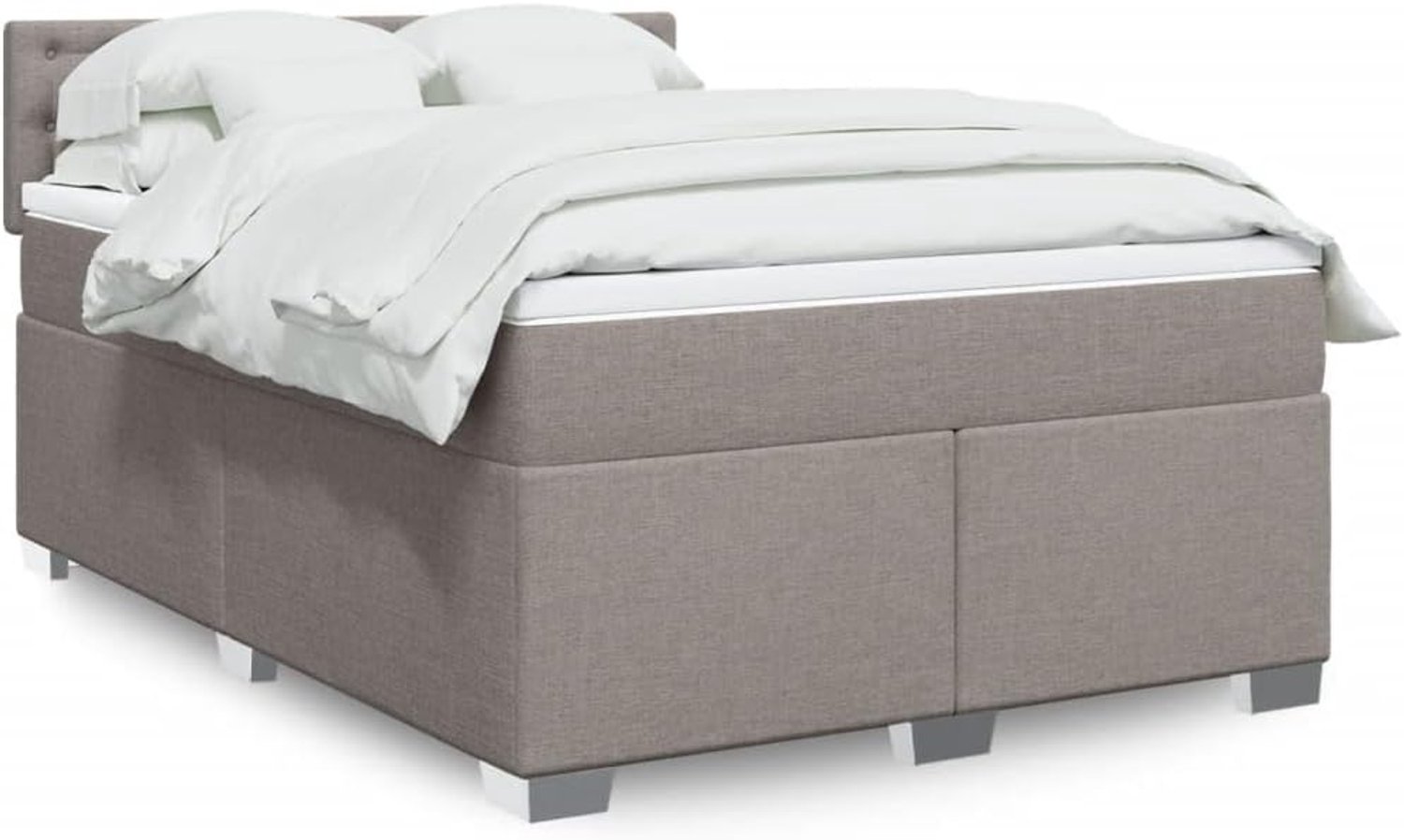 Polyesterweefsel pocketvering 160x200 cm taupe