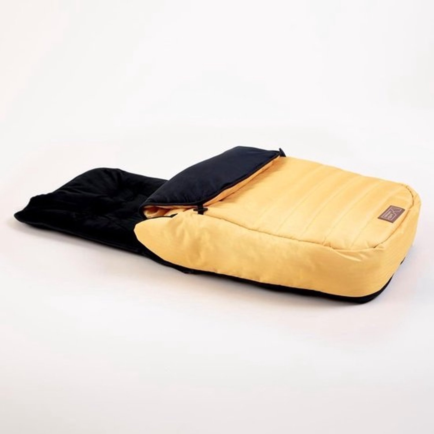 Kinderwagenvoetenzak - Universele deken - Warmte voor uw kind - Dubbel gebruik - 89 x 35 cm - Zonnegeel