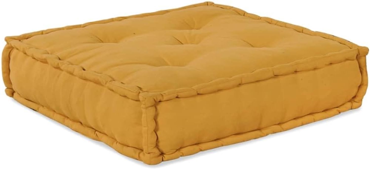 Sofa 4-delig geel stof zitmodule