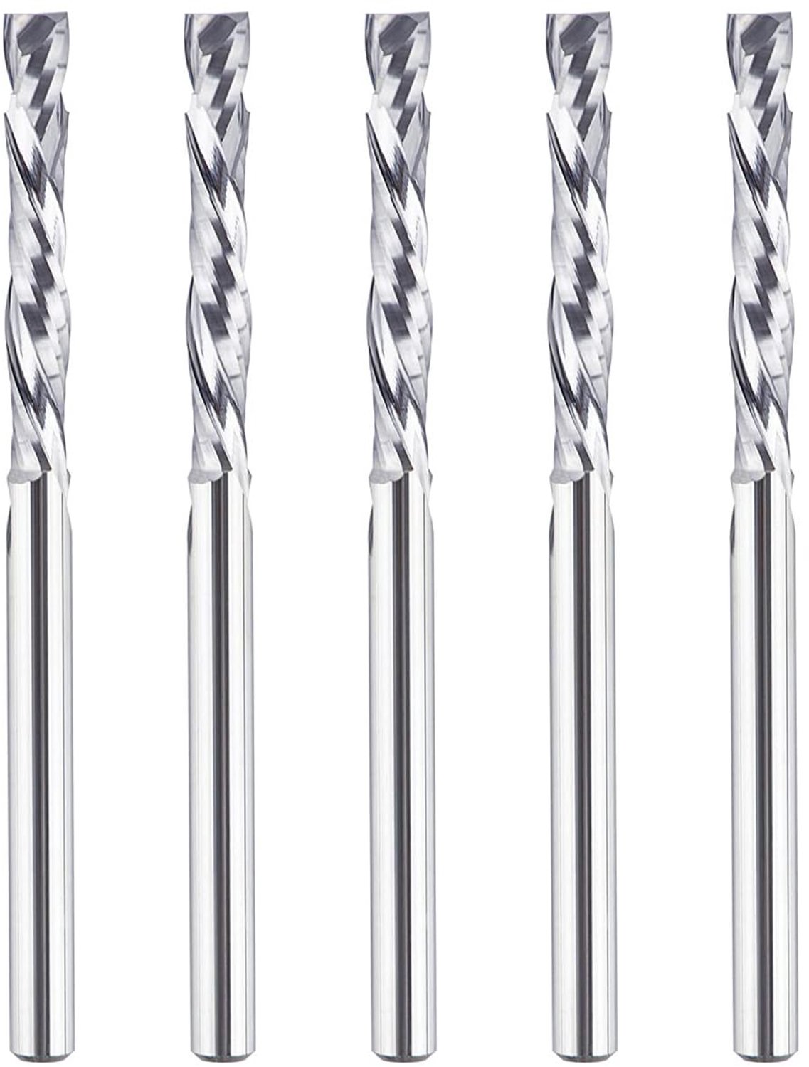 CNC Spiral Frees Cutter Set van 5 Stuks voor Houtbewerking