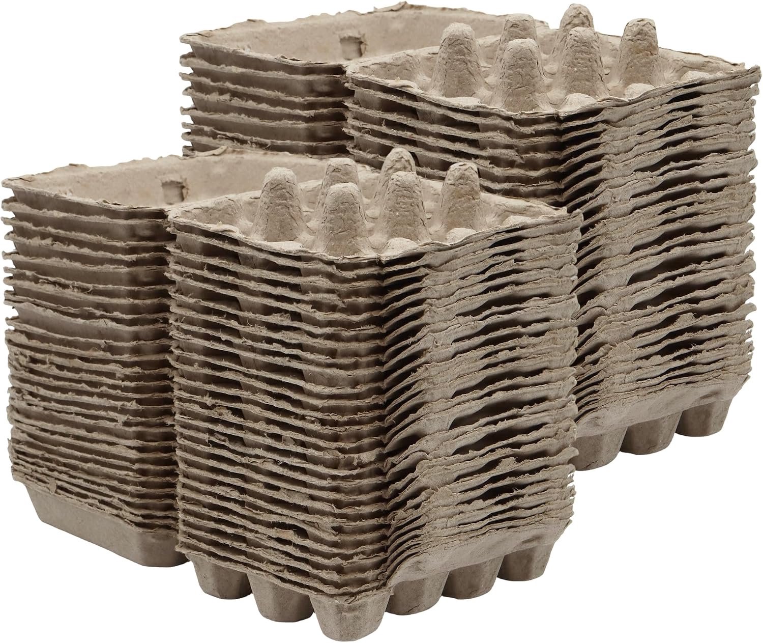 50 stuks kwarteleierdozen van karton, 12 stuks, karton, karton