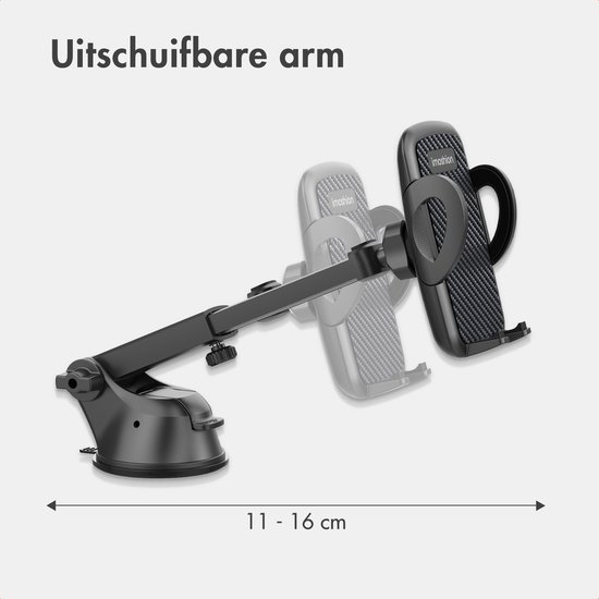 imoshion 2-in-1 Telefoonhouders Auto met Krachtige Zuignap voor Dashboard en Raam - Verstelbaar en 360° Draaibaar - GSM Houder - Universeel — cadeau in Cadeau-ideeën - foto 6