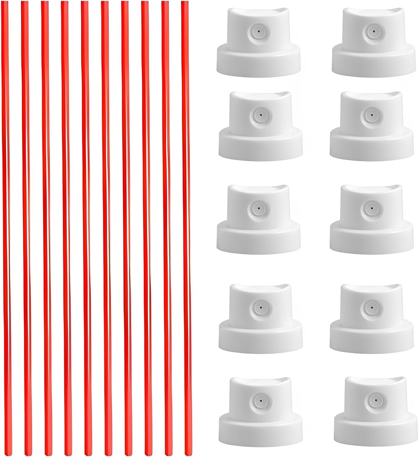 Spray nozzles 10 stuks - precisie spuitmond - flexibele verlenging - ideaal voor schoonmaken - Homevero