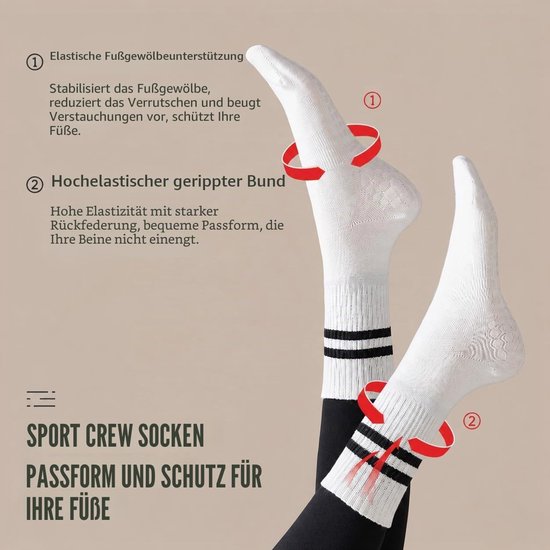Risipu 3 Paar Sokken Dames - Antislip Yoga, Pilates, Ballet — afbeelding 3
