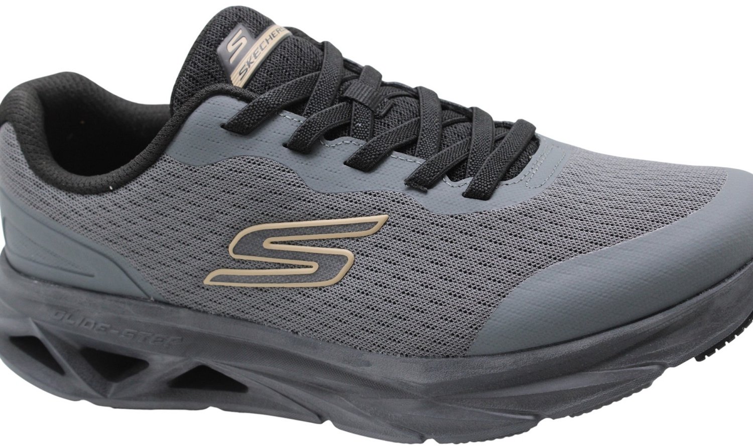 Skechers - Schoenen - Grijs - Heren - Maat 43 -