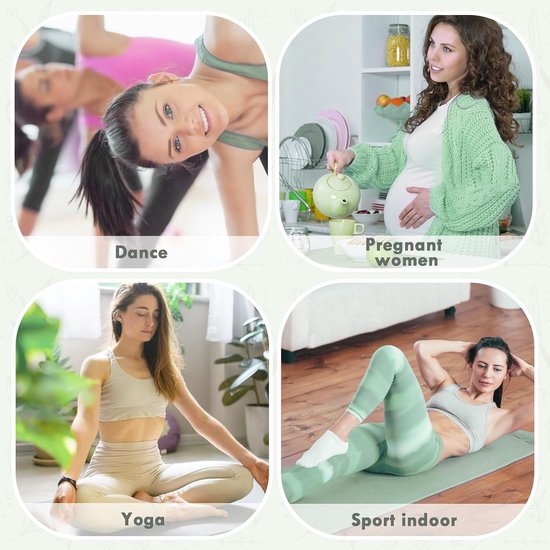 Merkloze Antislip Sokken voor Yoga & Pilates - 3 Paar — afbeelding 2
