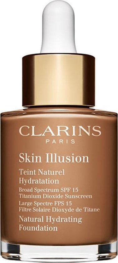 Clarins Skin Illusion Teint Naturel Hydratation - SPF 15 - Foundation - 115 Cognac - 30 ml
