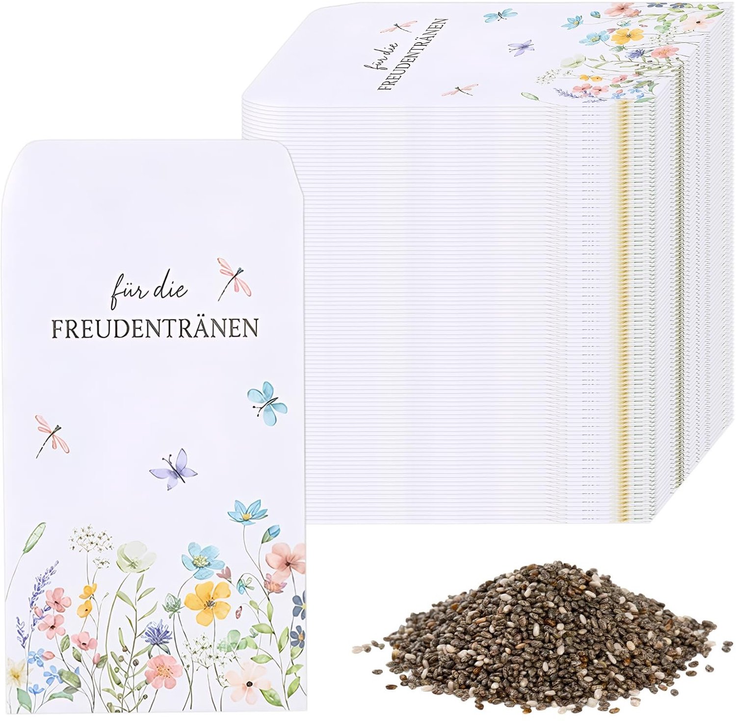 100 Stuks Zaden Zakjes voor Feesten en Cadeaus