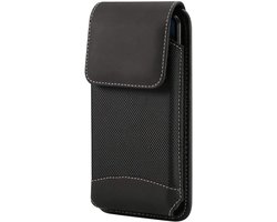 Leer & nylon voor LG LMX525EAW Q Series Q60 (2019) - zwart