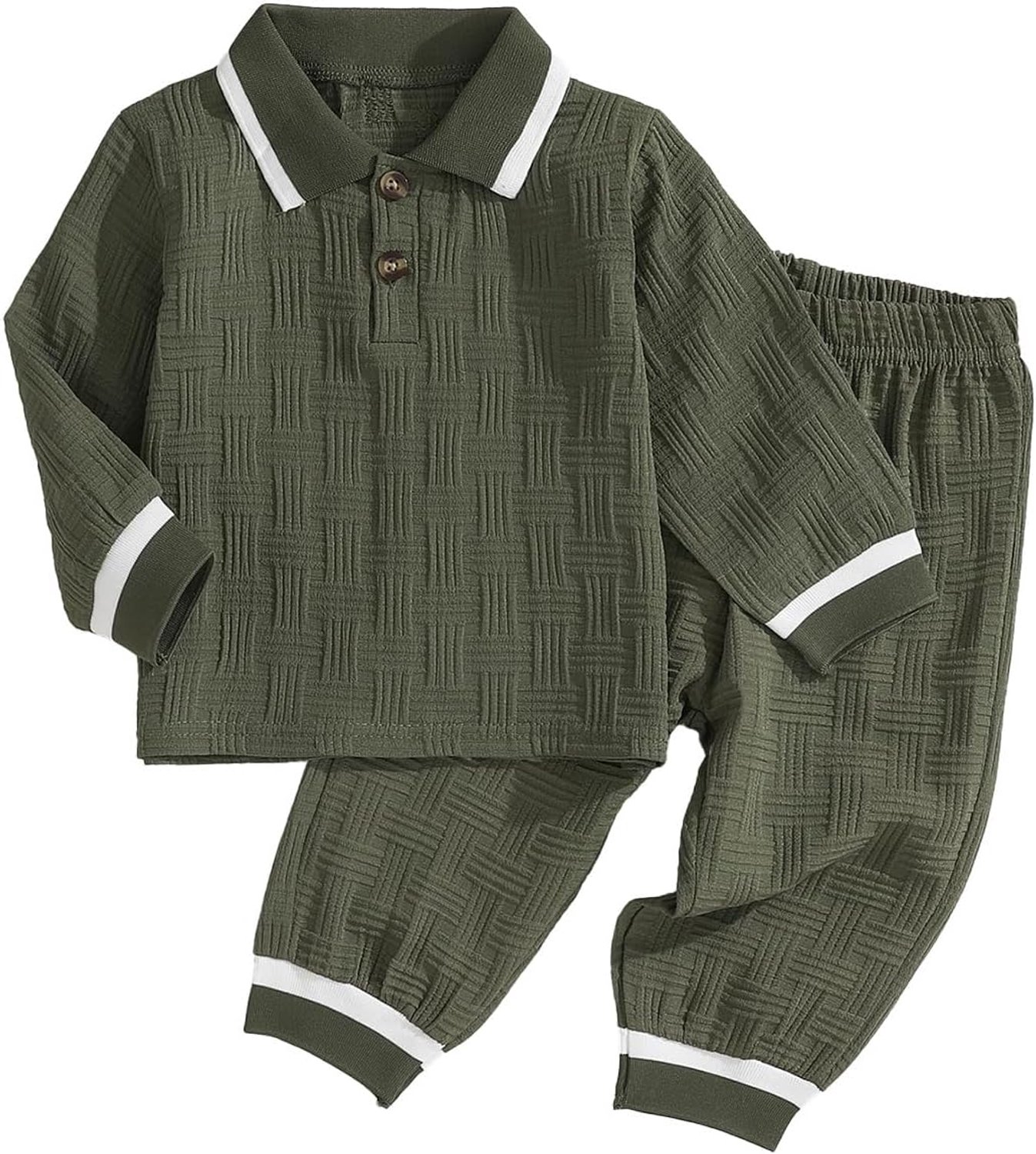 Zomerset voor baby's, kinderen, overhemd met kraag, zak, korte mouwen, tops in contrasterende kleur, shorts, kinderkleding