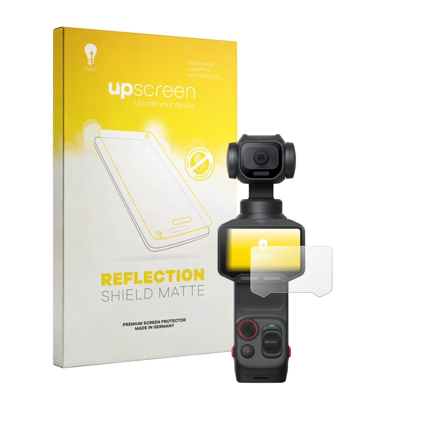 upscreen - Screenprotector voor Insta360 Luna Pro - Folie Beschermfolie anti glare matte