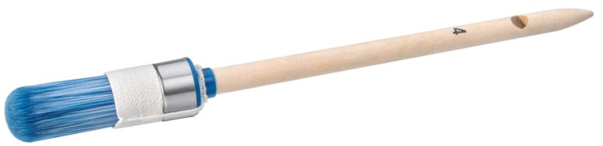 WESTEX Ringpenseel SolidPro L, premium borstels, vernikkelde hulsel