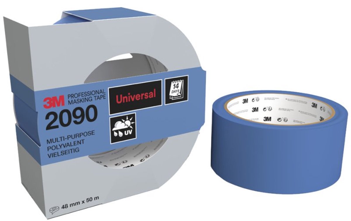 3M schilderstape 2090, blauw, 30 mm × 50 m