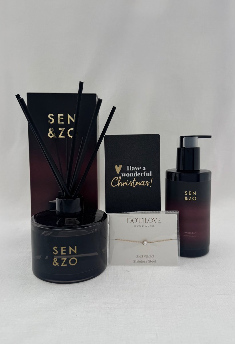 Kerst •Cadeaupakket Dames• Sen&Zo Northern Glow - Cadeau voor Vrouwen - Perfect Gifts