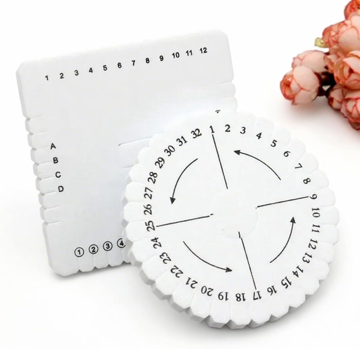 Kumihimo vlechtdisc set - rond en vierkant - dik schuim - perfect voor armbanden en kettingen - ShopVlot