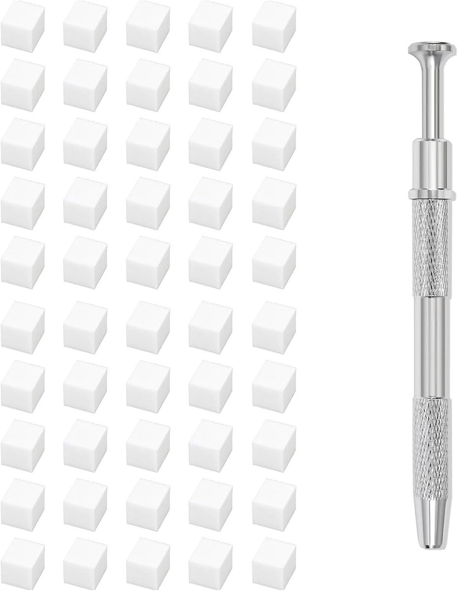100 stuks nail-art-spons, nagelkunst sponsje, manicure-accessoires voor nagels, voor nagels, om een groot aantal - ShopVlot